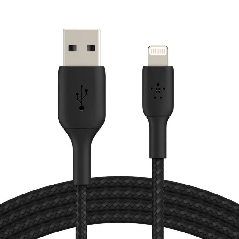 Belkin BOOST CHARGE™ Braided USB-A to Lightning Cable - 1M - Zwart