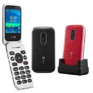 Doro 6820 4G Red/White + Cradle