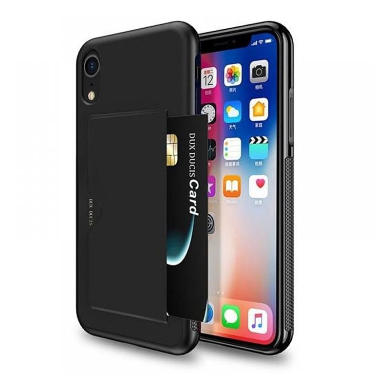 DUX DUCIS iPhone Xr Pocard Series zwart
