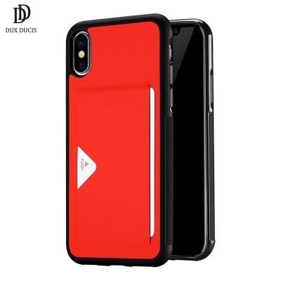 DUX DUCIS iPhone Xs Max Pocard Series rood