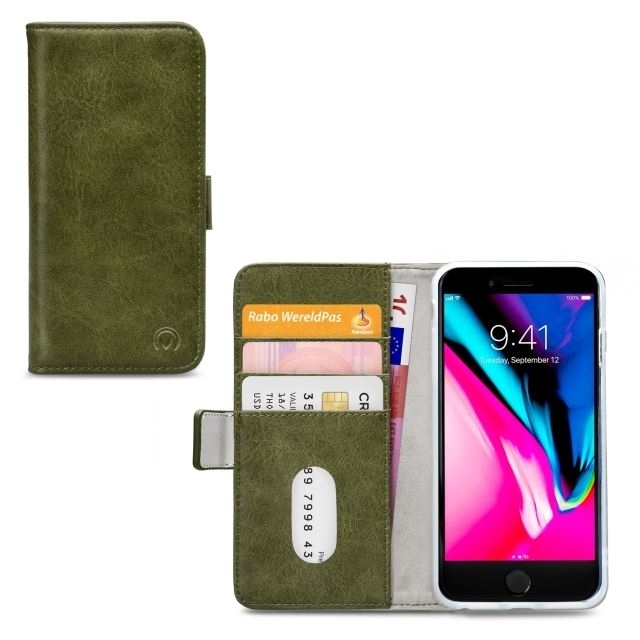 Mobilize Elite Gelly Wallet Book Case Apple iPhone 6/6S/7/8/SE (2020) Green