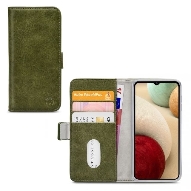 Mobilize Elite Gelly Wallet Book Case Samsung Galaxy A12 Green