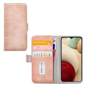 Mobilize Elite Gelly Wallet Book Case Samsung Galaxy A12 Soft Pink
