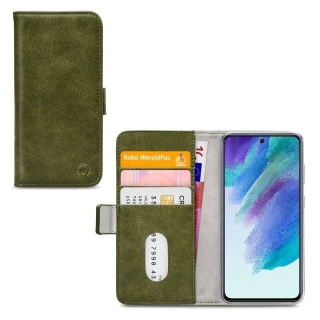 Mobilize Elite Gelly Wallet Book Case Samsung Galaxy S21 FE 5G Green