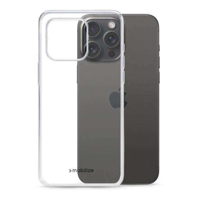 Mobilize Gelly Case Apple iPhone 15 Pro Max Clear