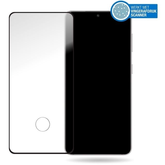 Mobilize Glass Screen Protector - Black Frame - Samsung Galaxy S21