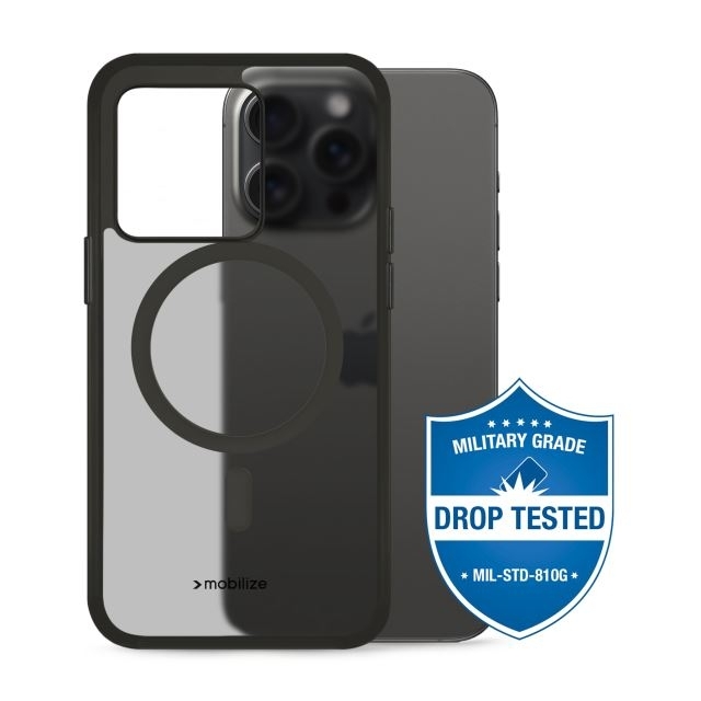 Mobilize MagSafe Compatible Hybrid Case Apple iPhone 15 Pro Max Black