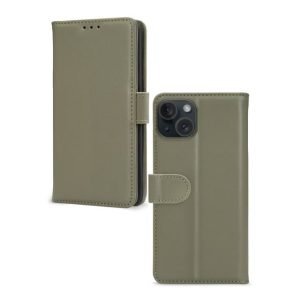 Mobilize Premium Gelly Wallet Book Case Apple iPhone 15 Plus Green