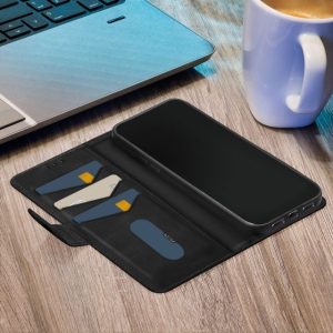 Mobilize Premium Gelly Wallet Book Case Apple iPhone 15 Pro Max Black