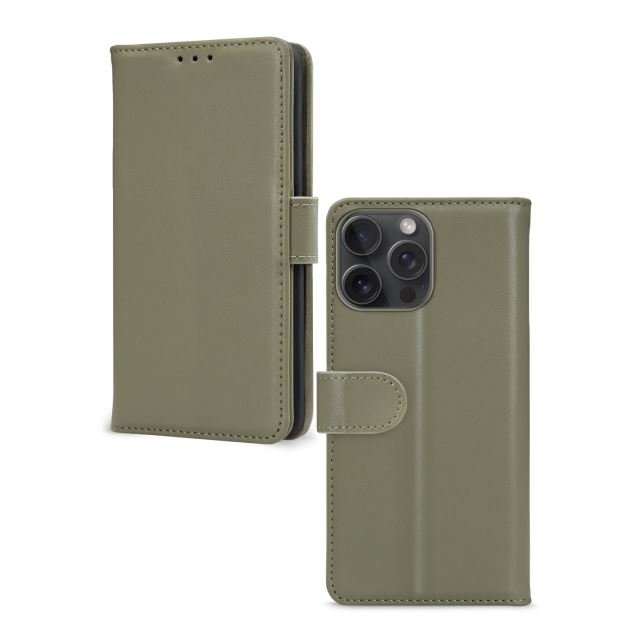 Mobilize Premium Gelly Wallet Book Case Apple iPhone 15 Pro Max Green