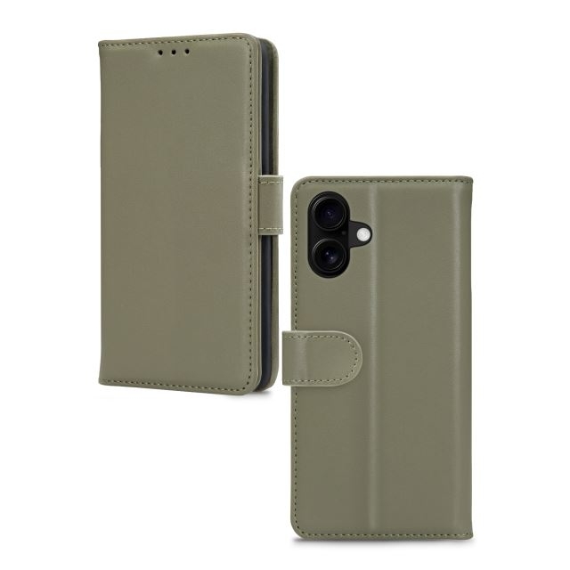 Mobilize Premium Gelly Wallet Book Case Apple iPhone 16 Plus Green