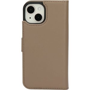 Mobiparts Leather 2 in 1 Wallet Case Apple iPhone 14 Taupe