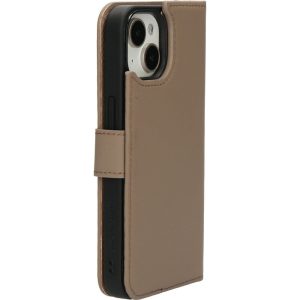 Mobiparts Leather 2 in 1 Wallet Case Apple iPhone 14 Taupe