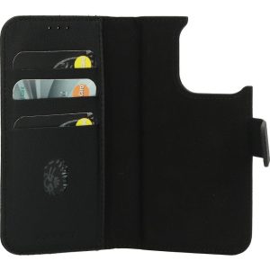 Mobiparts Leather 2 in 1 Wallet Case Apple iPhone 15 Pro Black