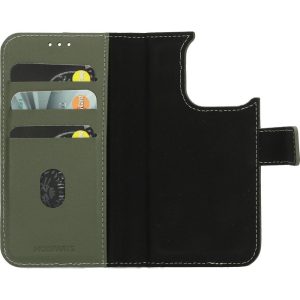 Mobiparts Leather 2 in 1 Wallet Case Apple iPhone 15 Pro Green