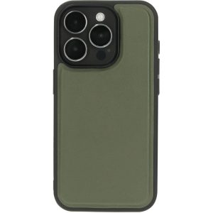 Mobiparts Leather 2 in 1 Wallet Case Apple iPhone 15 Pro Green