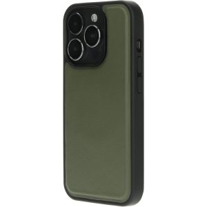 Mobiparts Leather 2 in 1 Wallet Case Apple iPhone 15 Pro Green