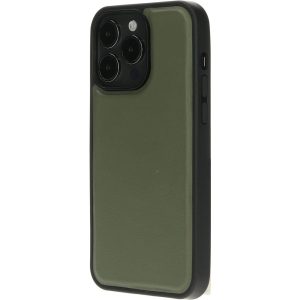 Mobiparts Leather 2 in 1 Wallet Case Apple iPhone 15 Pro Max Green