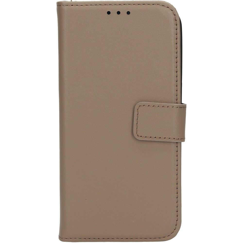 Mobiparts Leather 2 in 1 Wallet Case Apple iPhone 15 Pro Taupe