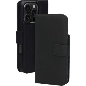 Mobiparts Leather 2 in 1 Wallet Case Apple iPhone 16 Pro Black
