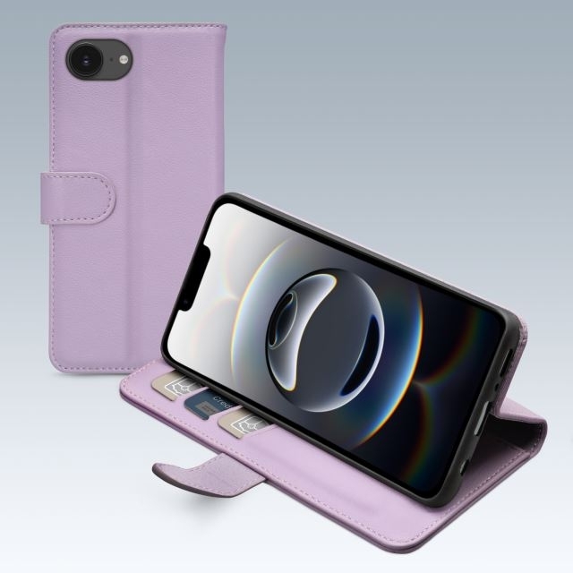Mobilize Premium Gelly Wallet Book Case Apple iPhone 16e Purple