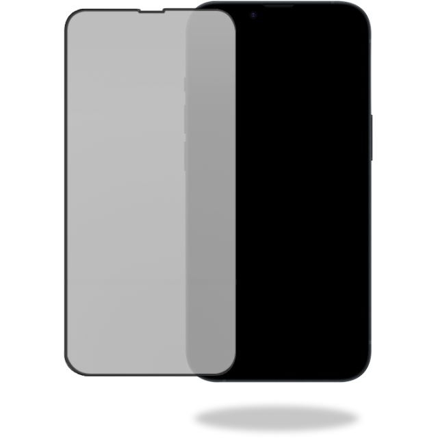 Mobilize Privacy Glass Screen Protector - Black Frame - for Apple iPhone 15 / 16