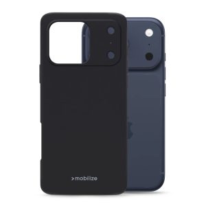 Mobilize Rubber Gelly Case Apple iPhone 17 Pro Max Matt Black