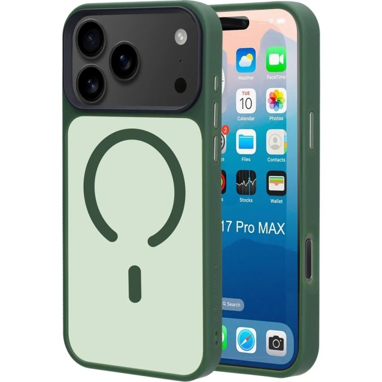 Mobiparts Hardcover Apple iPhone 17 Pro Max Satin Green (Magsafe Compatible)
