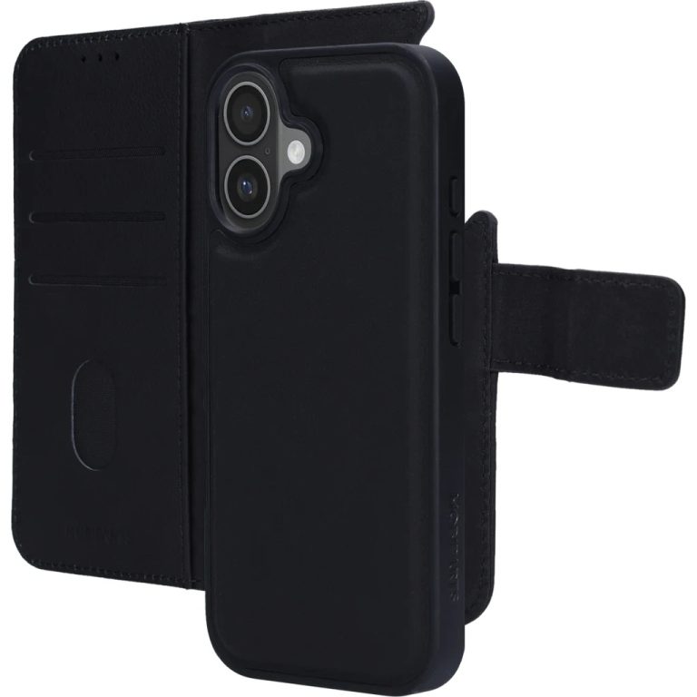Mobiparts Leather 2 in 1 Wallet Case Apple iPhone 17 Black