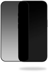 Mobilize Privacy Glass Screen Protector - Black Frame - for Apple iPhone 16 Pro Max
