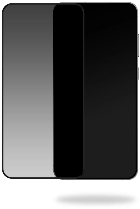 Mobilize Privacy Glass Screen Protector - Black Frame - for Samsung Galaxy S24 FE 5G