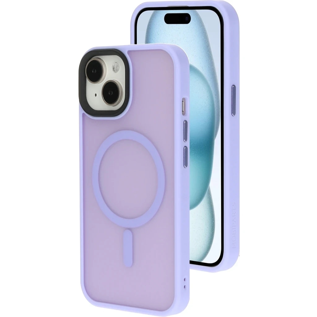 Mobiparts Hardcover Apple iPhone 13/14/15 Satin Lila (Magsafe Compatible)