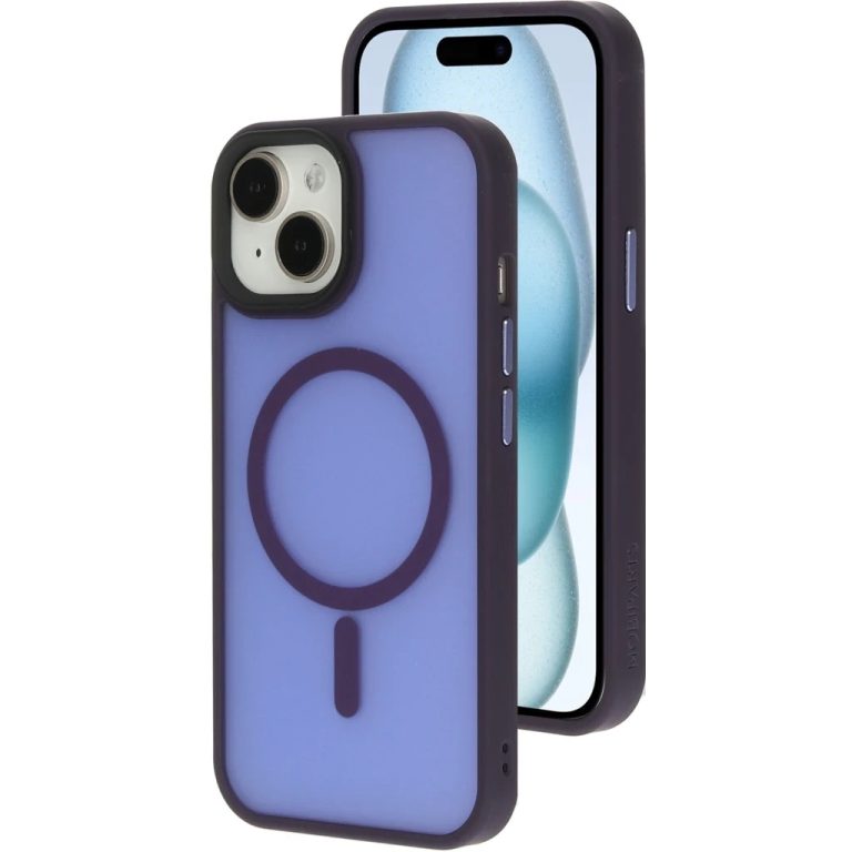 Mobiparts Hardcover Apple iPhone 13/14/15 Satin Purple (Magsafe Compatible)