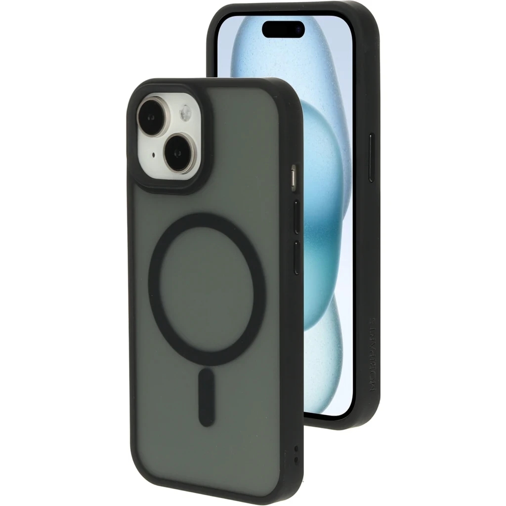 Mobiparts Hardcover Apple iPhone 15/14/13 Satin Black (Magsafe Compatible)