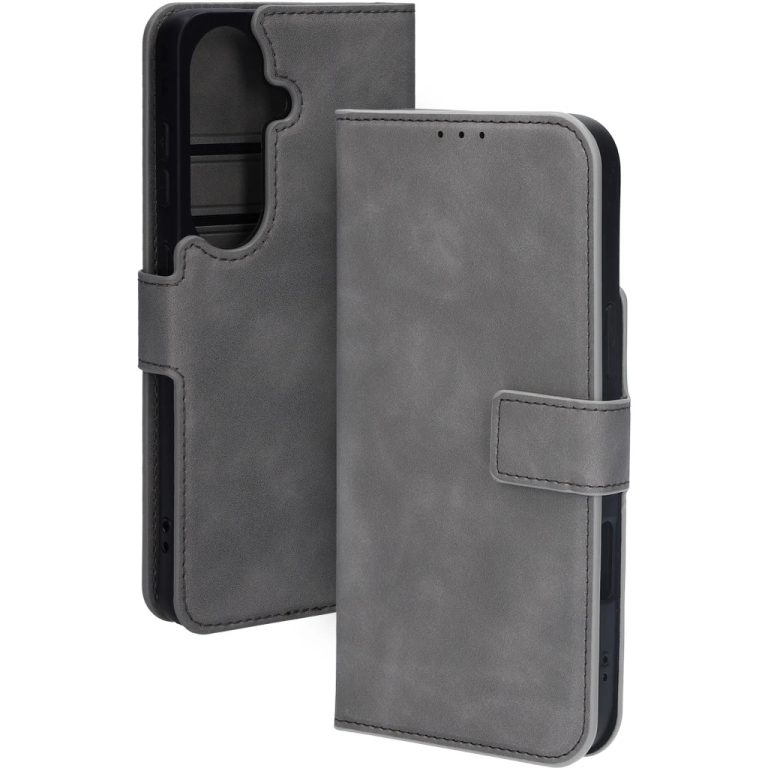 Mobiparts Classic Wallet Case Samsung Galaxy S26 Granite Grey (MagSafe Compatible)