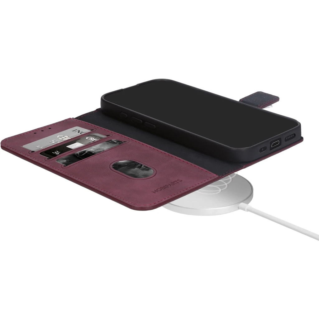 Mobiparts Classic Wallet Case Samsung Galaxy S26 Velvet Red (MagSafe Compatible)