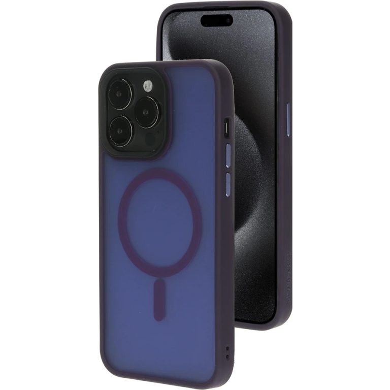 Mobiparts Hardcover Apple iPhone 15 Pro Max Satin Purple (Magsafe Compatible)
