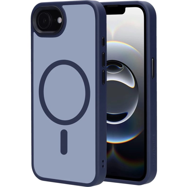 Mobiparts Hardcover Apple iPhone 16e Satin Blue (Magsafe Compatible)