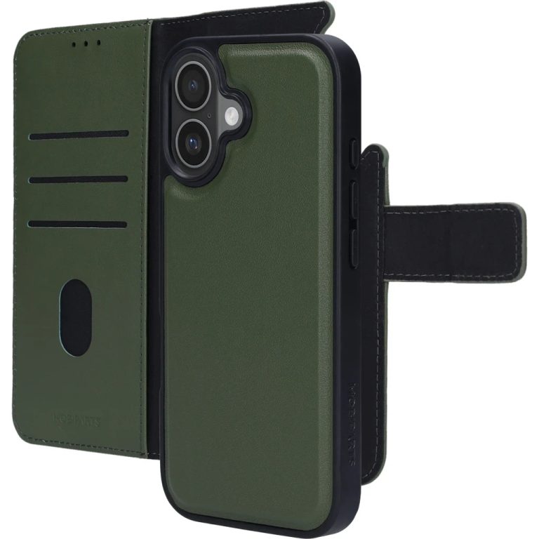 Mobiparts Leather 2 in 1 Wallet Case Apple iPhone 17 Green