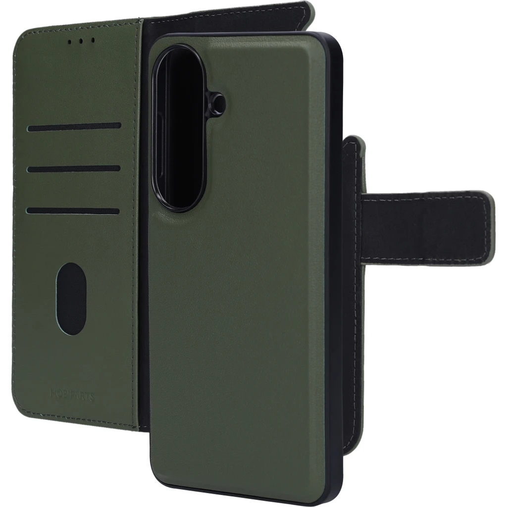 Mobiparts Leather 2 in 1 Wallet Case Samsung Galaxy S26 Green