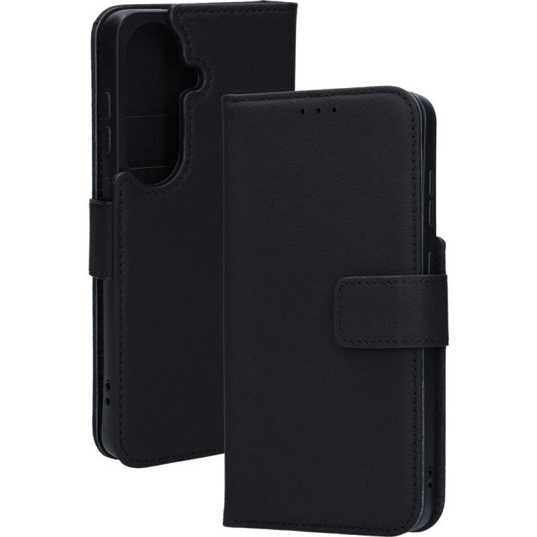 Mobiparts Leather Wallet Case Samsung Galaxy S26 Black (MagSafe Compatible)