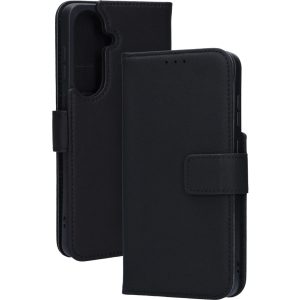 Mobiparts Leather Wallet Case Samsung Galaxy S26 Plus Black (MagSafe Compatible)