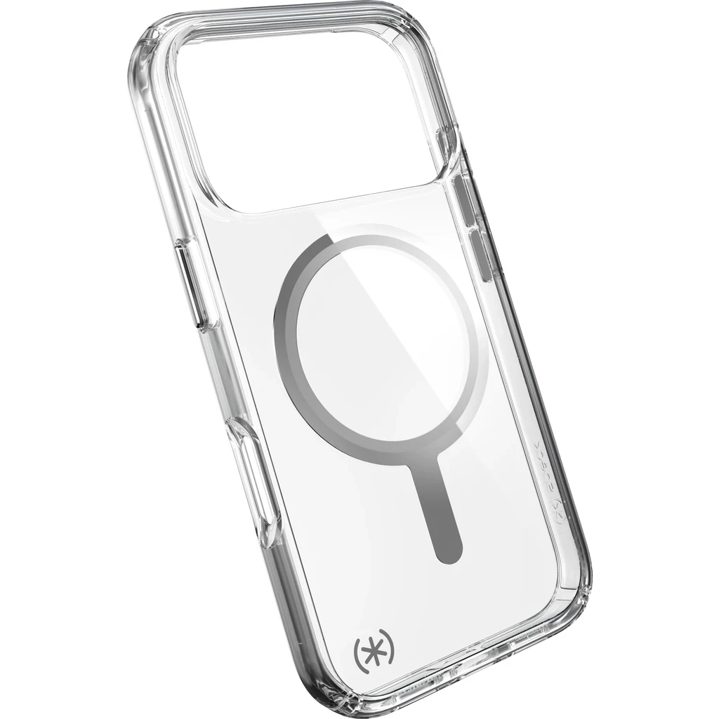 Speck Presidio Perfect Clear + MS Apple iPhone 17 Pro Clear - with Microban